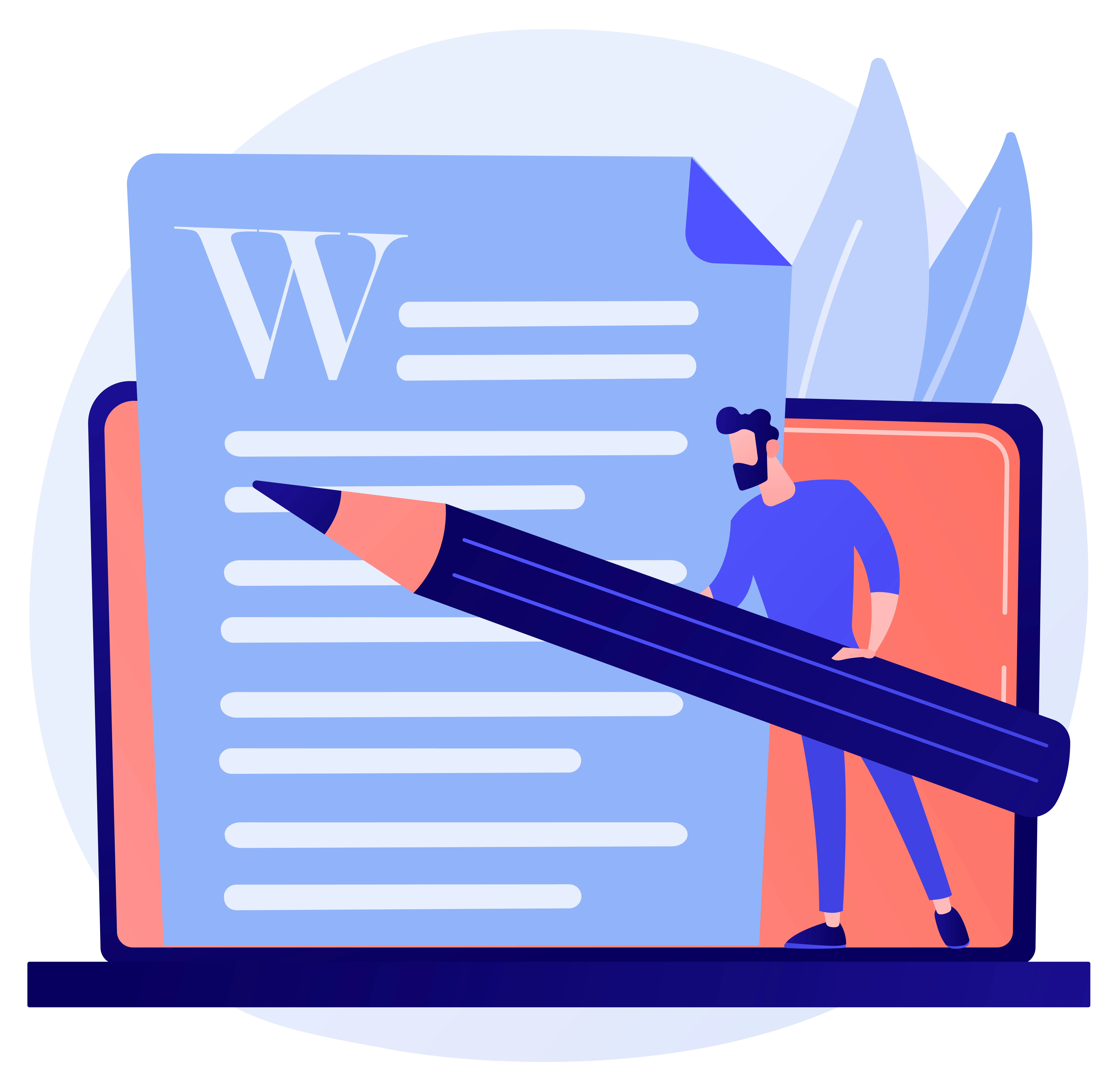 Professional copywriter reviewing brand messaging and content drafts