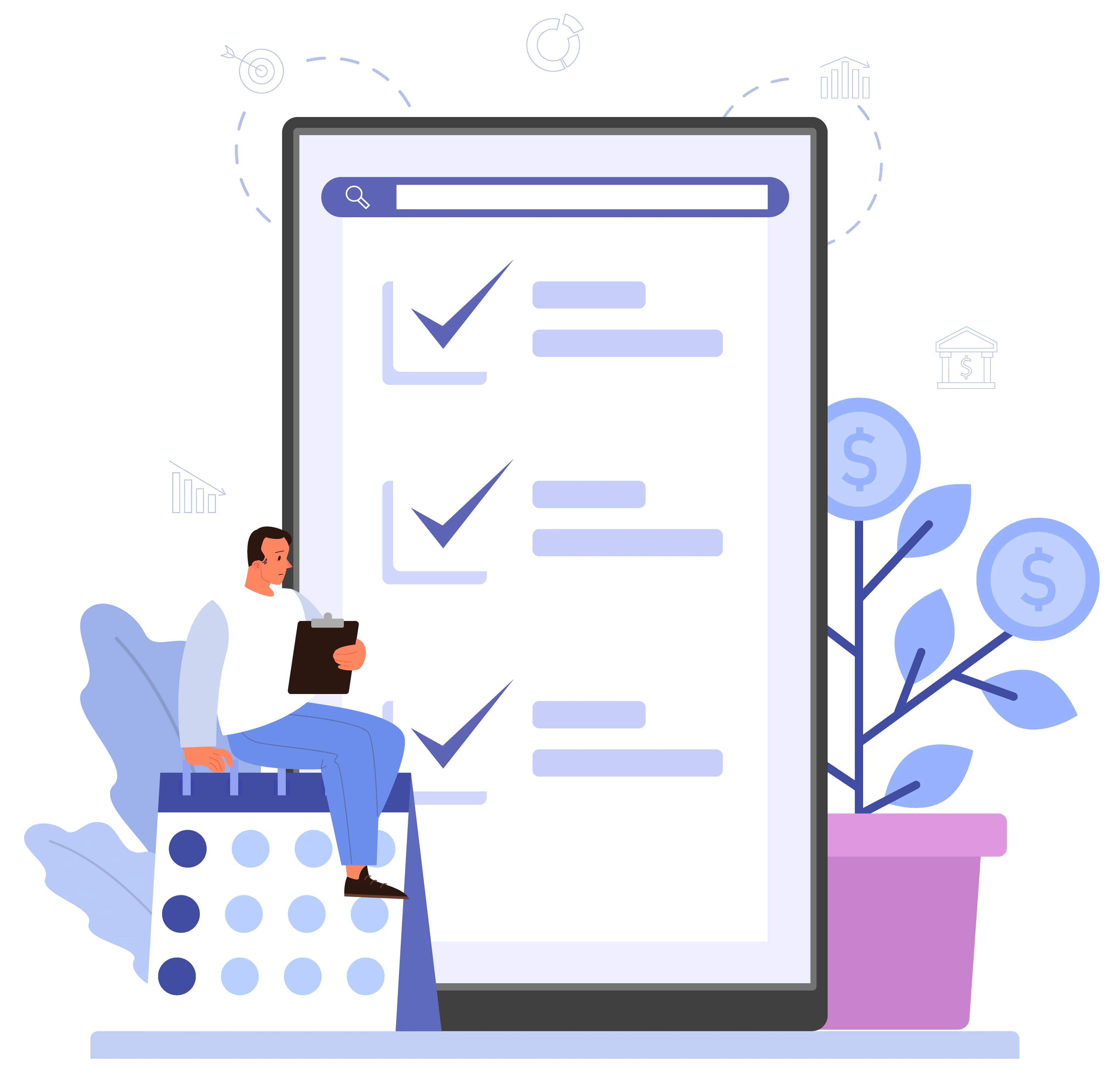 Content strategist organizing a messaging hierarchy and content plan