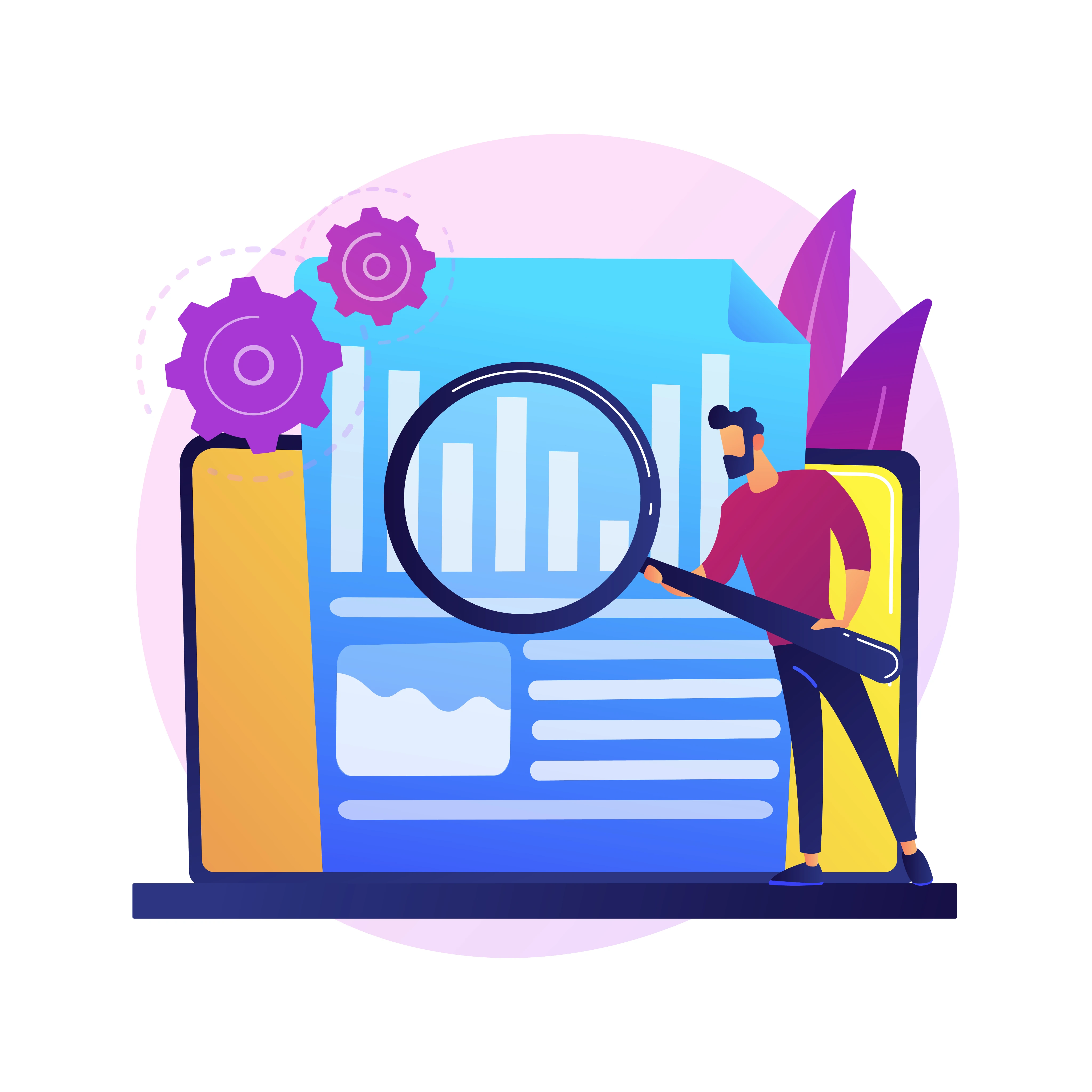 Website research and insights mockup preview
